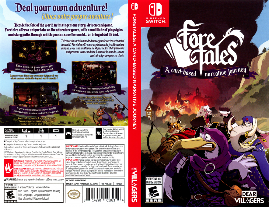Foretales — box-texture (US)