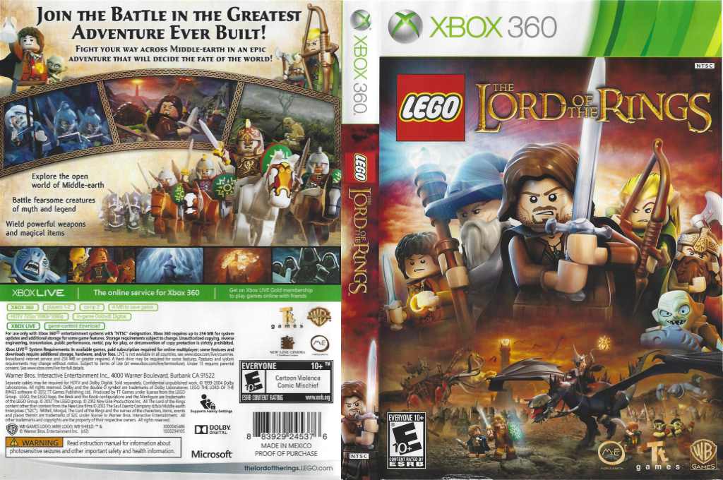 LEGO The Lord of the Rings — box-texture (US)