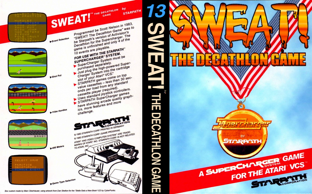 Sweat! - The Decathlon Game — box-texture (US)