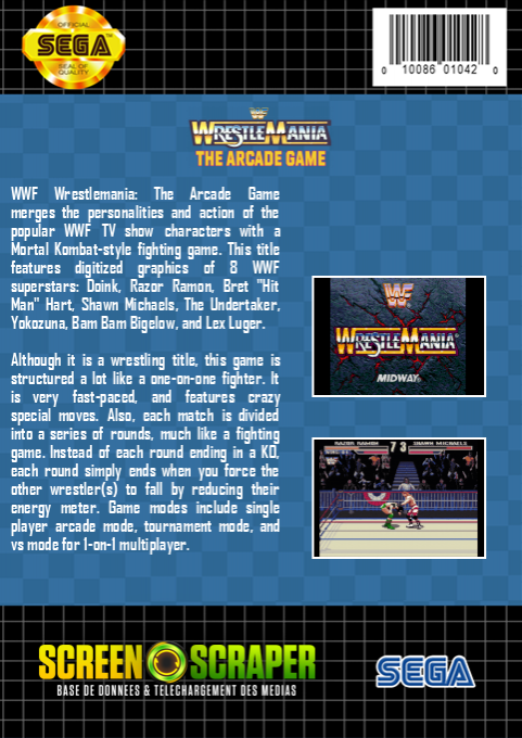 Wwf Wrestlemania - The Arcade Game — box-2D-back (SS)