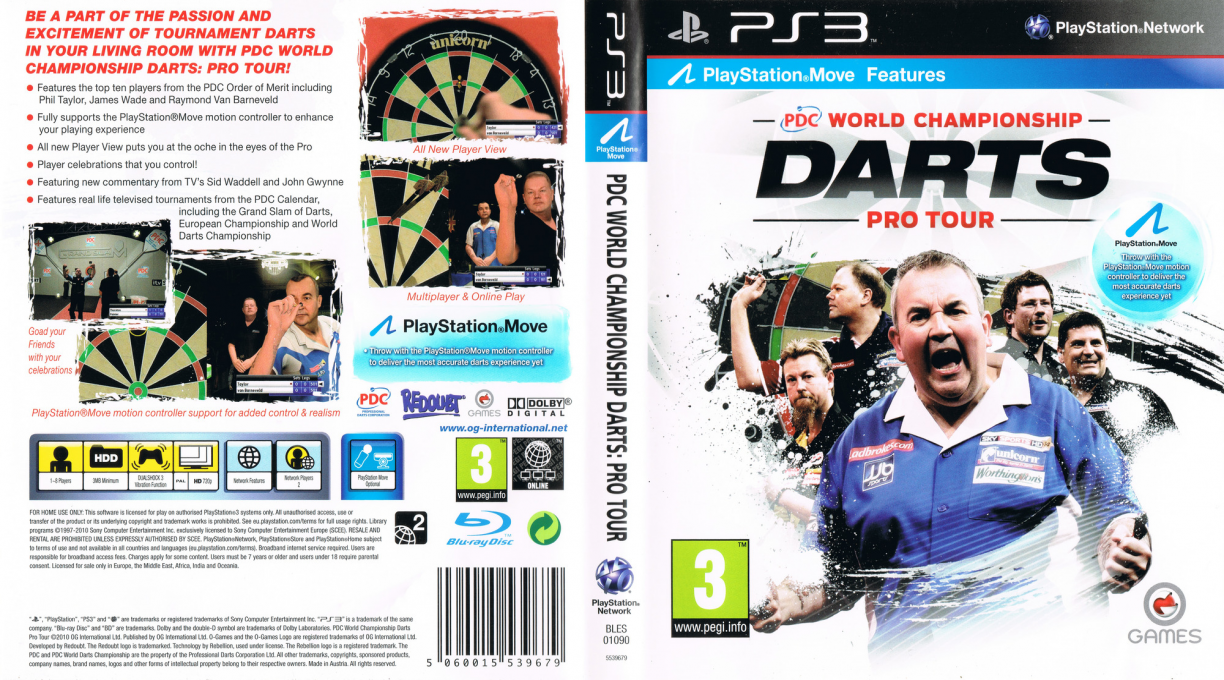 PDC World Championship Darts - Pro Tour — box-texture (EU)