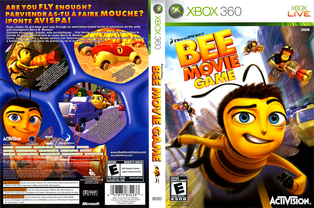 Bee Movie - Le Jeu — box-texture (US)