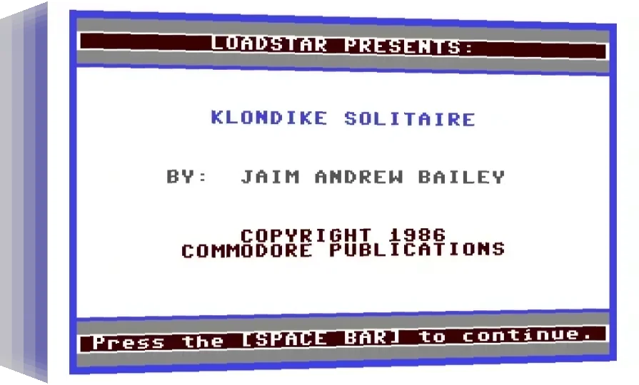 Klondike Solitaire — box-3D (WOR)