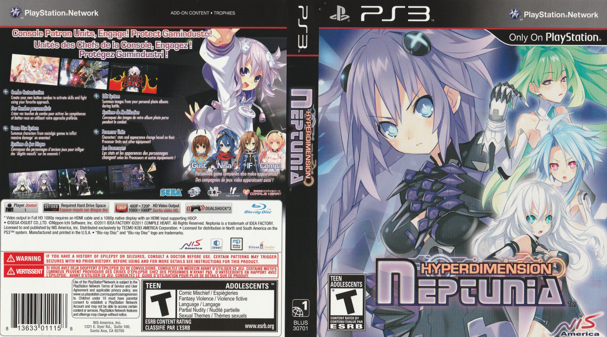 Hyperdimension Neptunia — box-texture (CA)