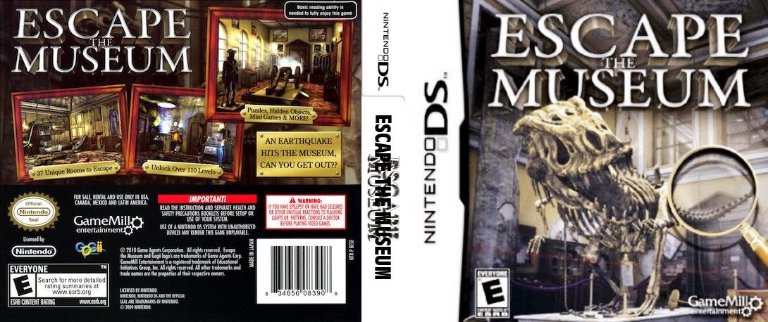 Escape the Museum — box-texture (US)