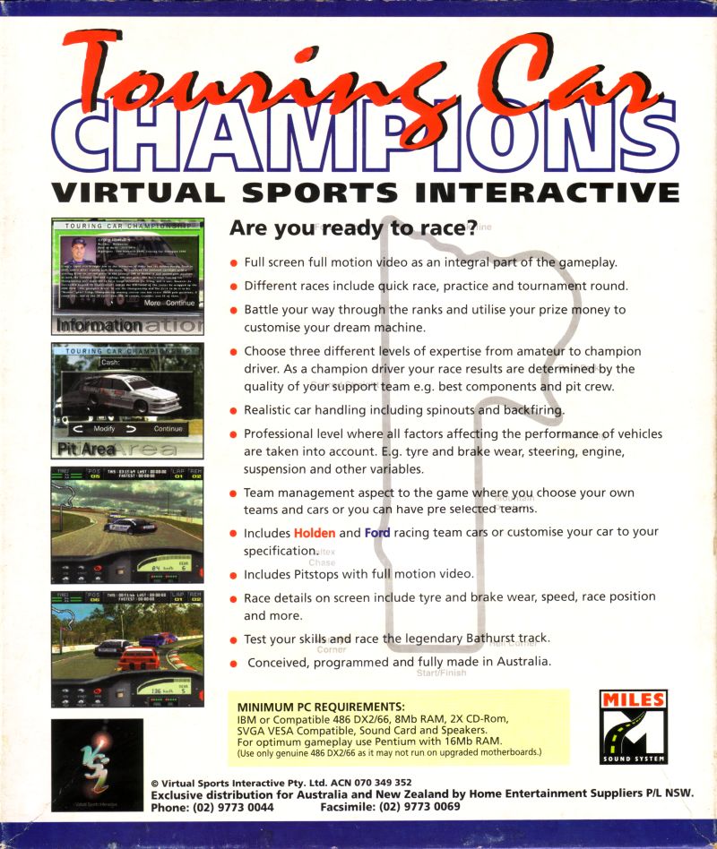 Touring Car Champions — box-2D-back (AU)