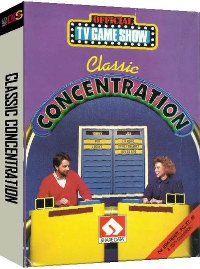 Classic Concentration — box-3D (US)