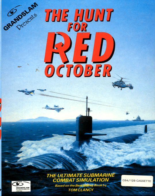 Hunt For Red October, The (Book - 1987) — box-2D (EU)