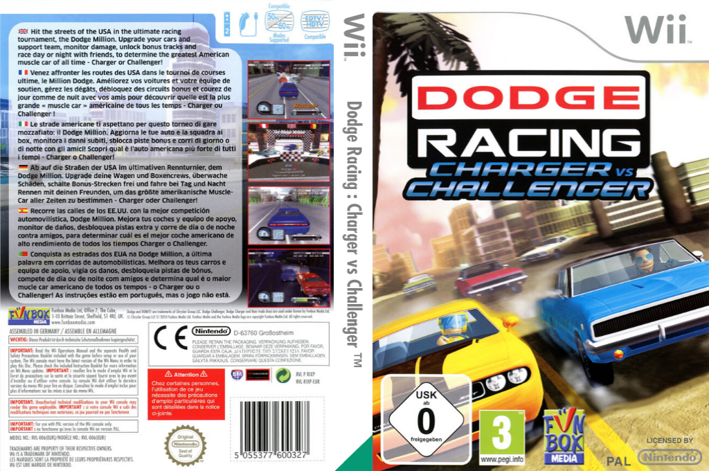 Dodge Racing - Charger Vs Challenger — box-texture (EU)