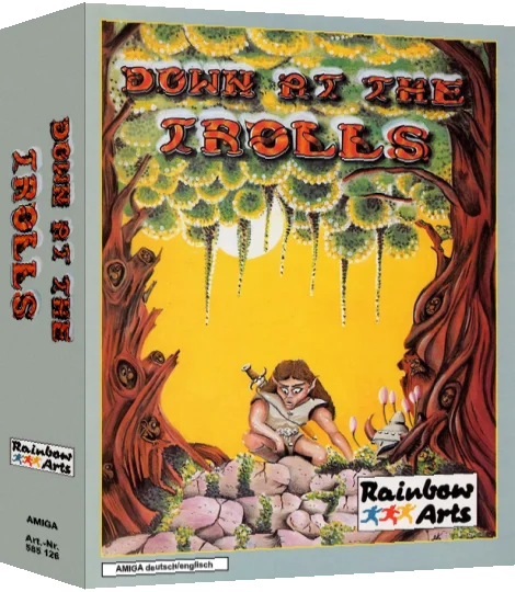 Down at the Trolls — box-3D (EU)
