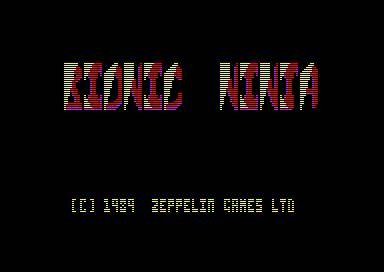 Bionic Ninja — sstitle (EU)