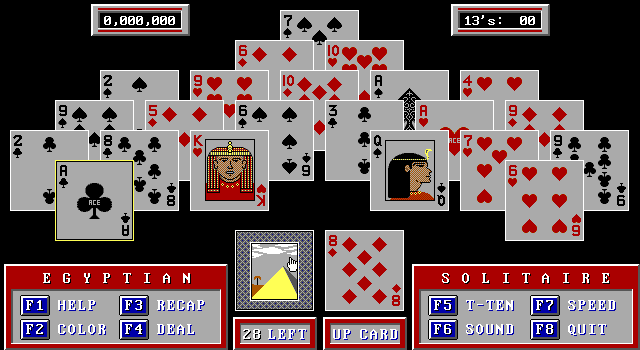 Egyptian Solitaire — ss (WOR)