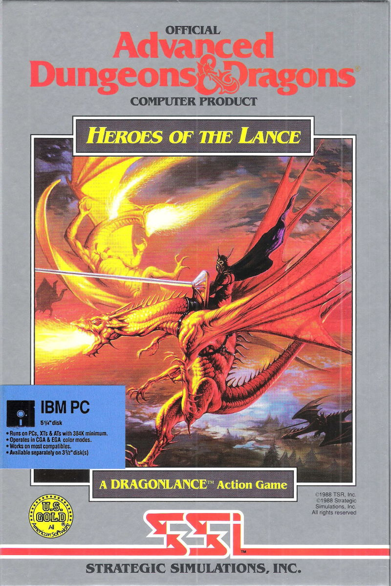 Heroes Of The Lance box art