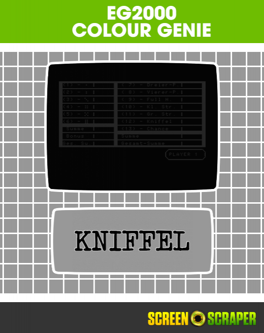 Kniffel box art