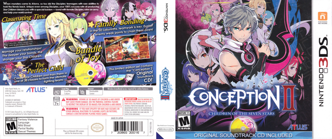 Conception II - Shichisei no Michibiki to Mazuru no Akumu — box-texture (US)