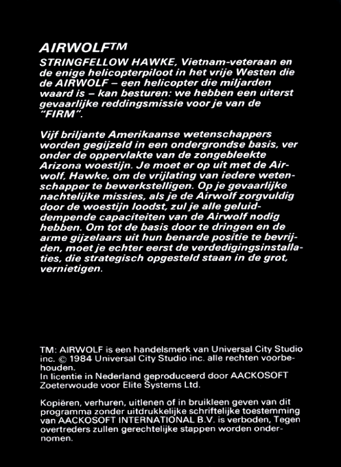 Airwolf — box-2D-back (NL)