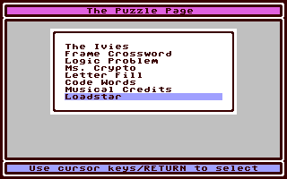 The Puzzle Page #128 — ss (WOR)