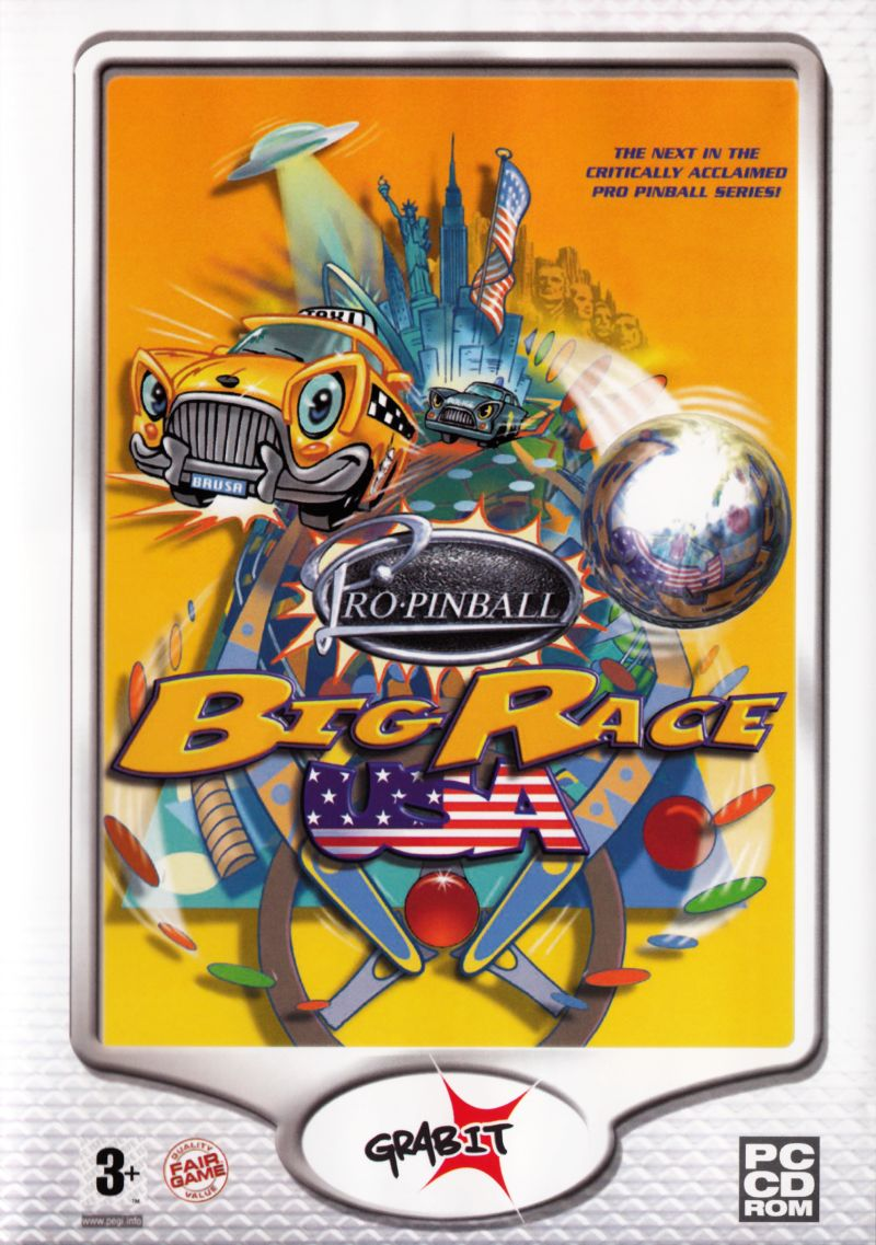 Pro Pinball - Big Race USA box art