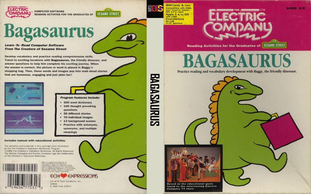 Bagasaurus — box-texture (US)