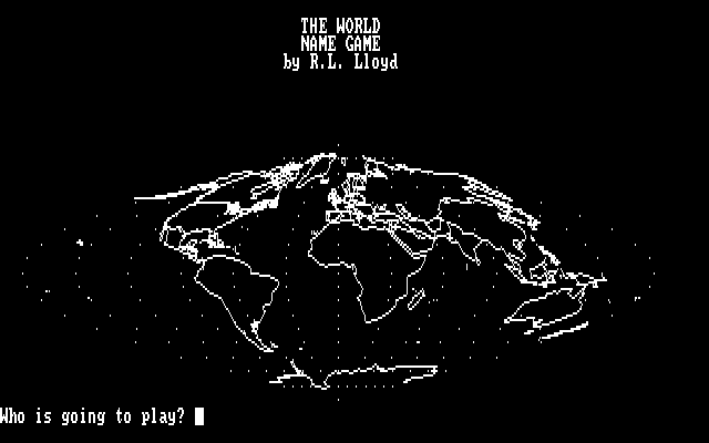 World Name Game, The box art
