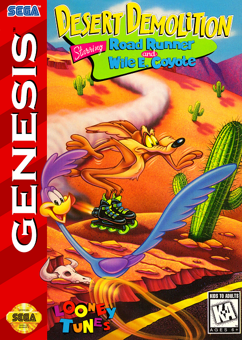 Desert Demolition Starring Road Runner And Wile E. Coyote box art