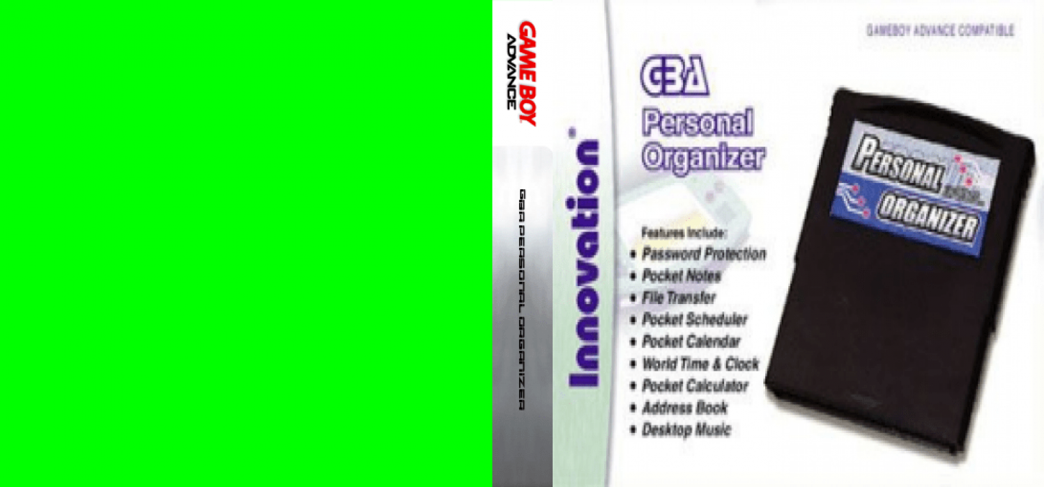 GBA Personal Organizer — box-texture (US)