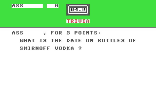The Game of Trivia : Trivia Book 1 — ss (WOR)
