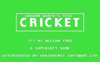Graham Gooch's Test Cricket — sstitle (EU)