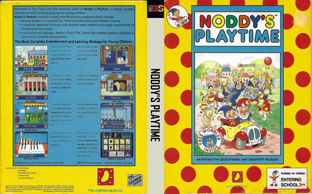 Noddy's Playtime — box-texture (EU)