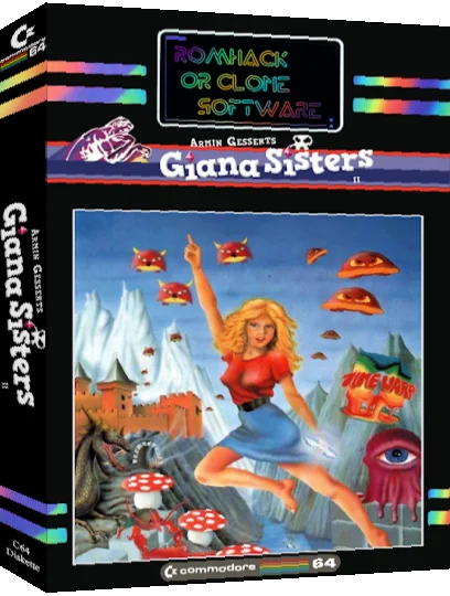 The Great Giana Sisters II — box-3D (CUS)