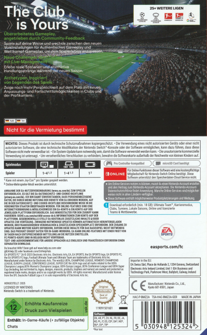 EA Sports FC 26 — box-2D-back (DE)