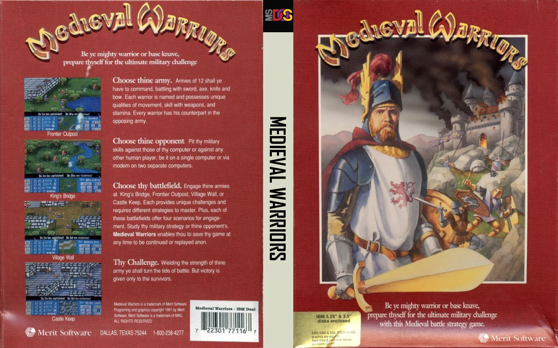 Medieval Warriors — box-texture (US)