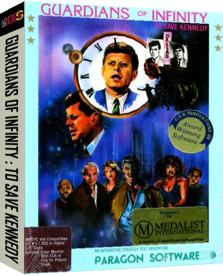Guardians Of Infinity - To Save Kennedy — box-3D (US)