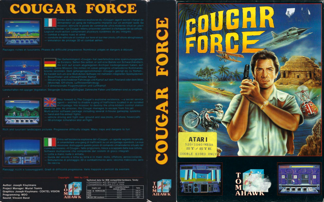 Cougar Force — box-texture (EU)