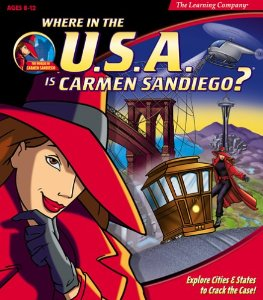 Where in the USA is Carmen Sandiego? box art