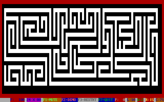 Tommy's Show And Tell Maze Generator — ss (WOR)
