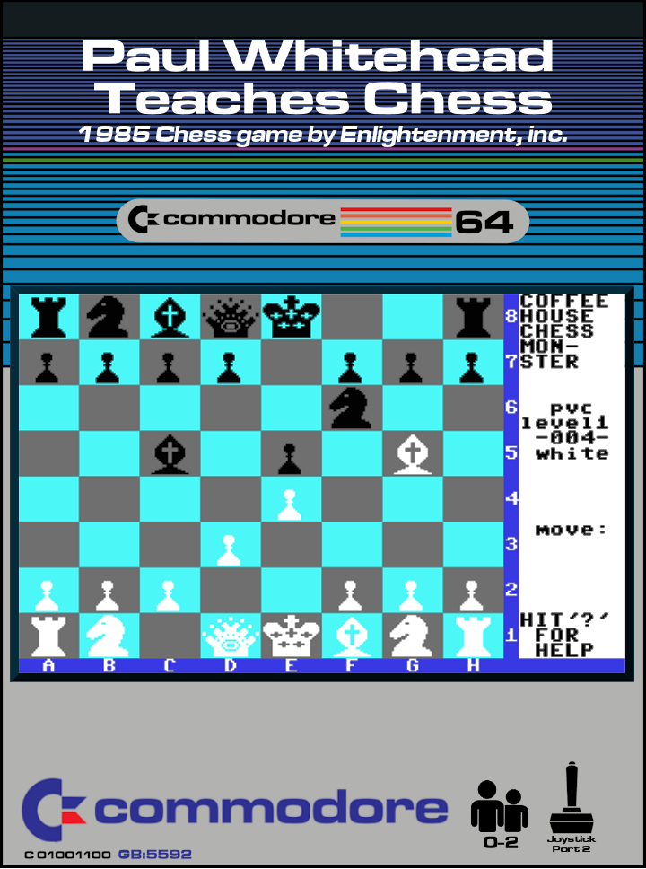 Paul Whitehead Teaches Chess box art