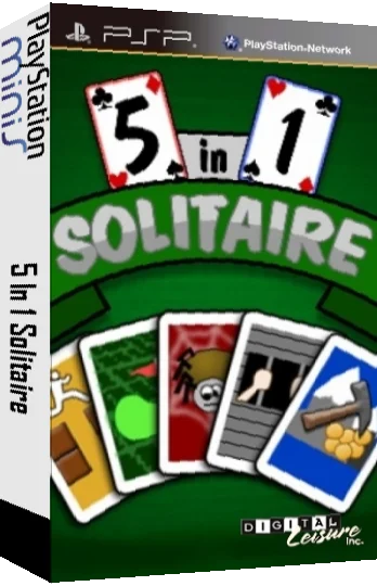 5 In 1 Solitaire — box-3D (EU)
