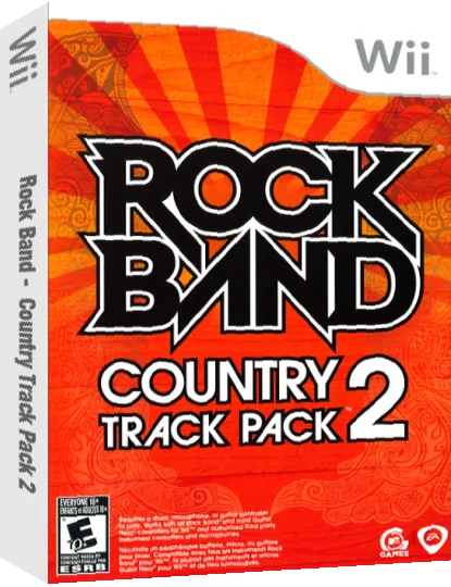 Rock Band - Country Track Pack 2 — box-3D (US)