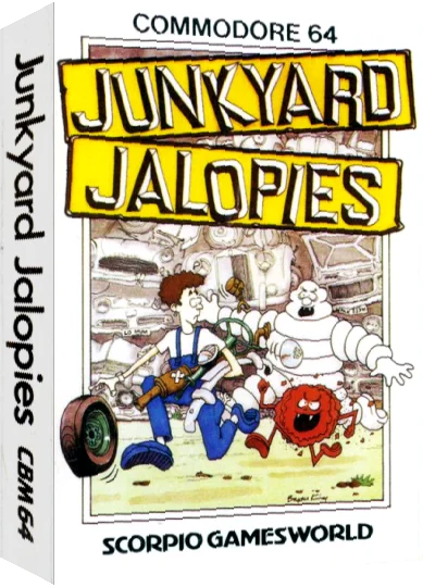 Junkyard Jalopies — box-3D (EU)