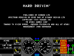 Hard Drivin' — sstitle (EU)
