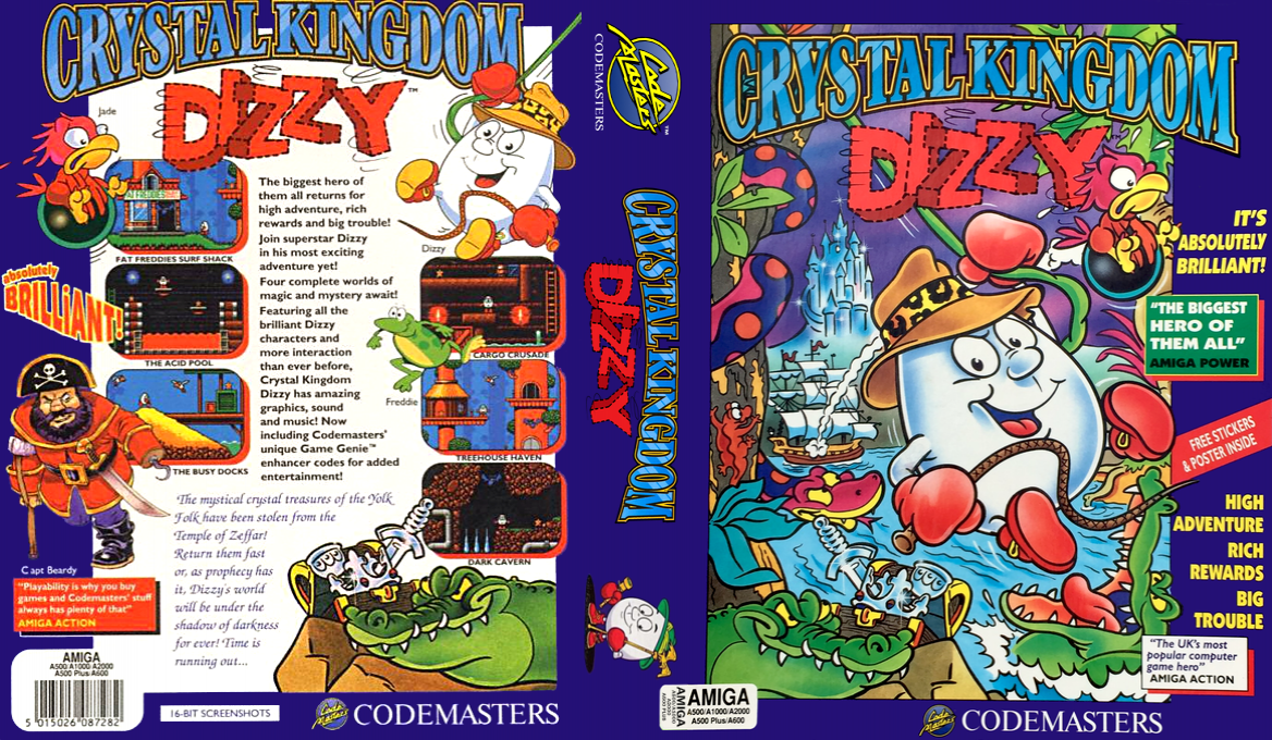 Crystal Kingdom Dizzy — box-texture (EU)