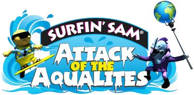 Surfin' Sam - Attack of the Aqualites — wheel (WOR)