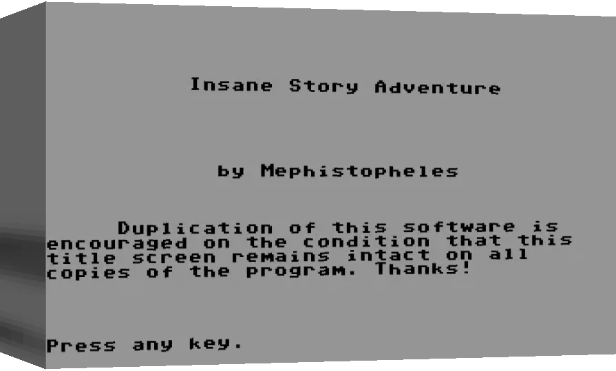 Insane Story Adventure — box-3D (WOR)