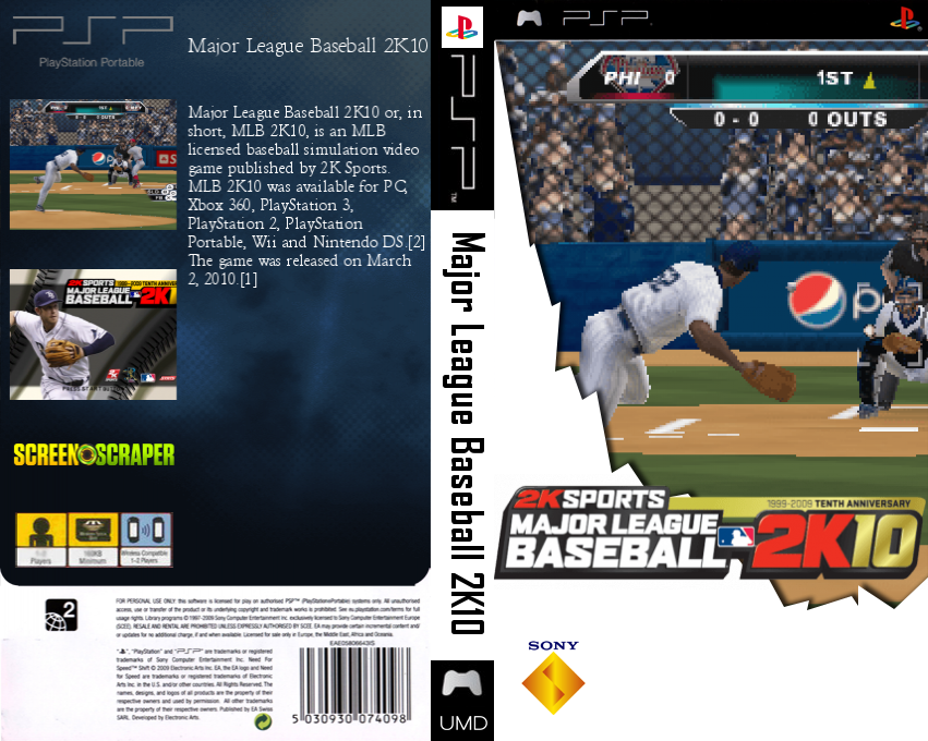 Major League Baseball 2k10 — box-texture (SS)