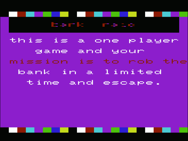 Bank Raid — sstitle (WOR)