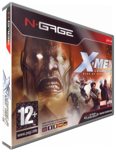 X-Men Legends 2 - Rise of Apocalypse — box-3D (EU)