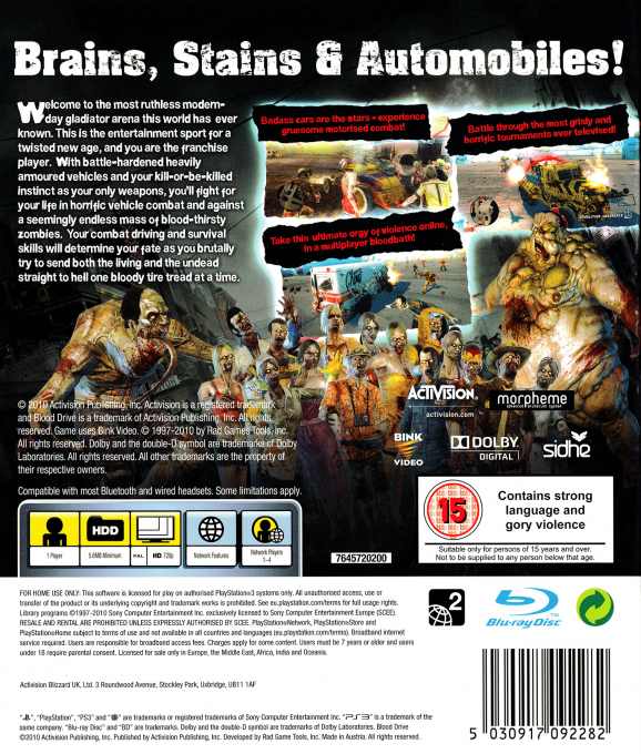 Blood Drive — box-2D-back (UK)