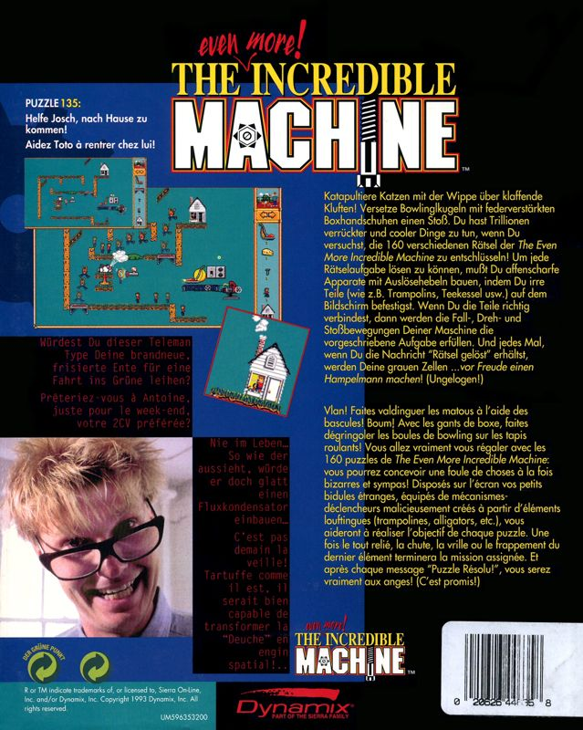 Even More Incredible Machine, The — box-2D-back (EU)