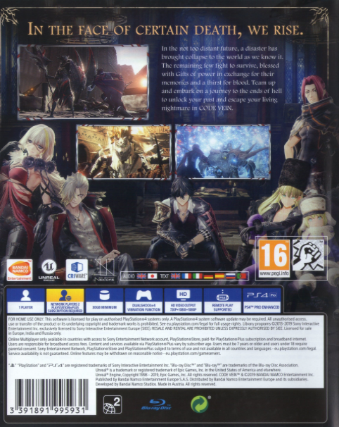 Code Vein — box-2D-back (EU)